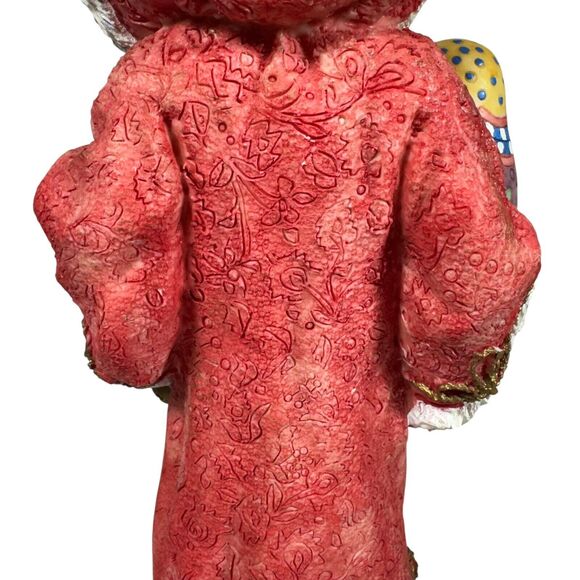 Santa's Magical Toyshop Grandfather Frost Russian Santa Matryoshka Gold Staff - Picture 8 of 14